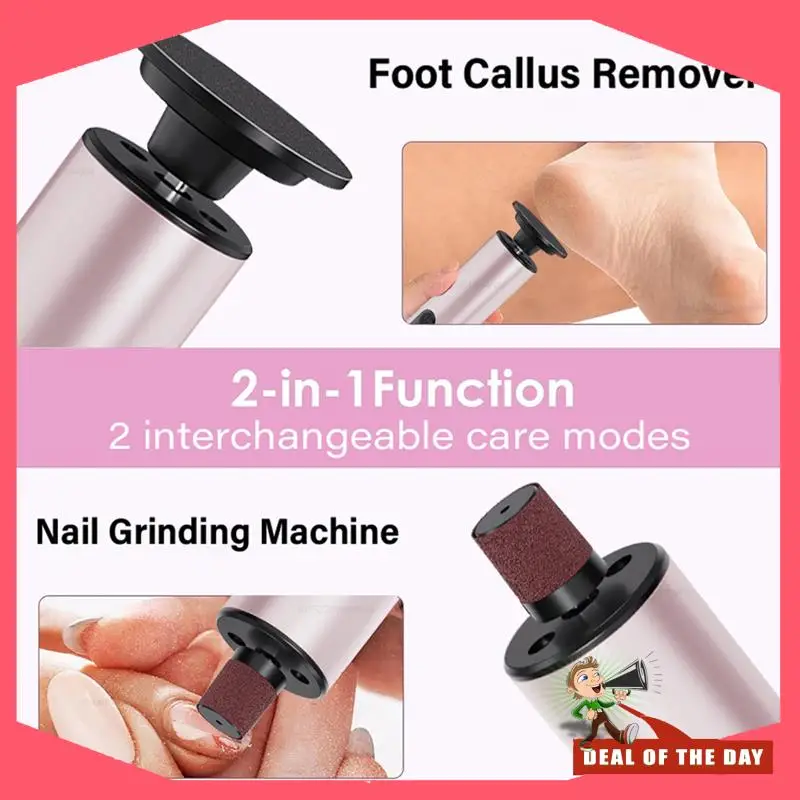 24-Hour Delivery For Feet Callus Removal Electric Foot Grinder Remover Sander File Pedicure Machine For Feet Exfoliator