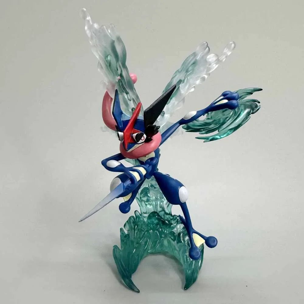 Pokémon GK Kaga Model Figure, Ninja Frog, Galeria de Arte, Pet Elf, Figura Anime, Boneca Modelo, Decoração de Mesa, Brinquedos Ornamentos, Presentes, 16cm