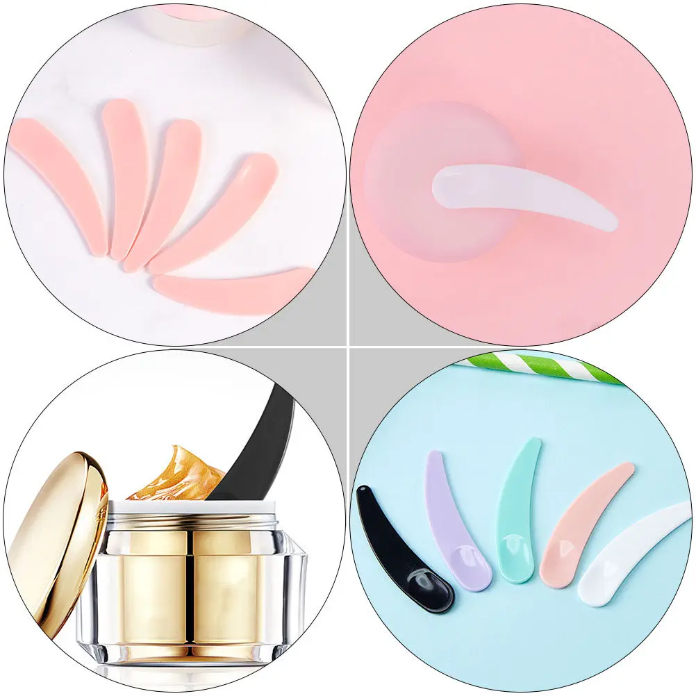 200Pcs Face Mask Spoon Spatula Cream Dispenser Spoon for Facial Mask Skincare Products Even Application Sampling Beauty view 2