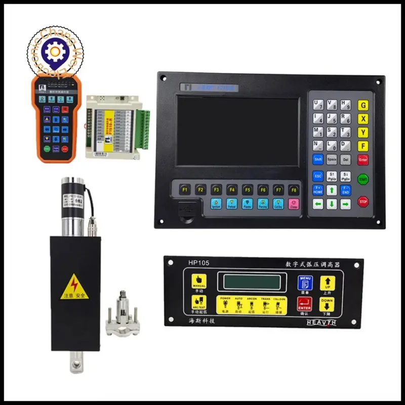 CNC 2axis Flame plasma cutting machine torch height controller THC lifter kit F2100B HP105 JYKB-100-DC 24V F1510