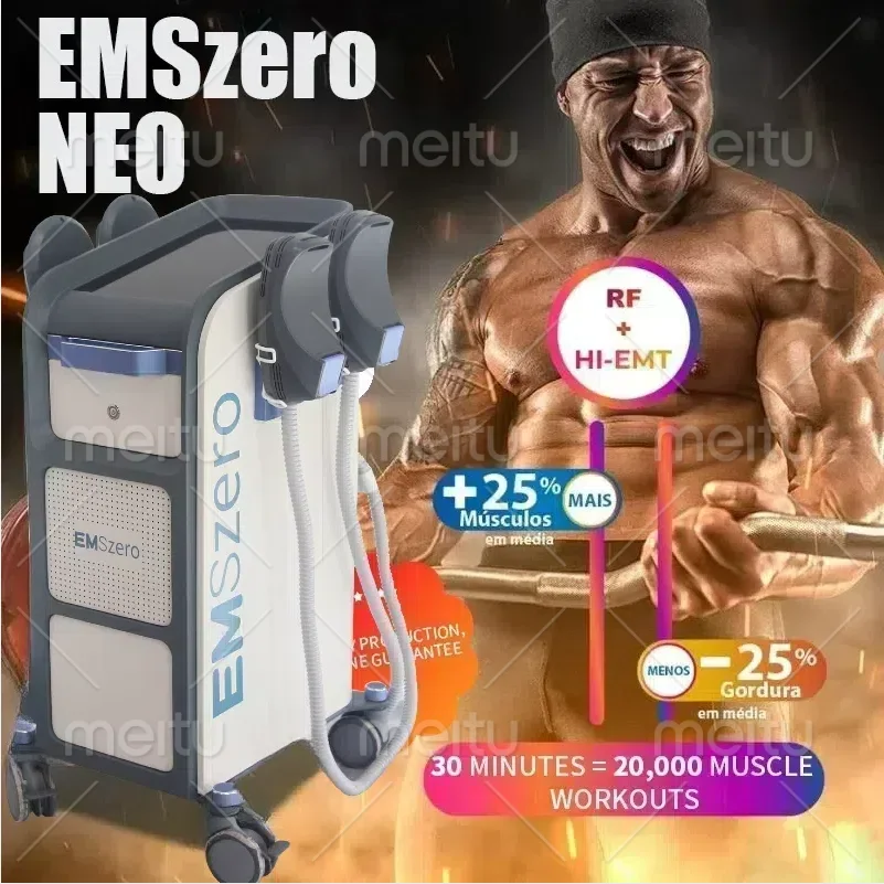 

15 Tesla 6500W EMSzero RF EMS Muscle Stimulator Body Sculpting Machine NEO Slimming HI-EMT 2024 Latest Model 200HZ