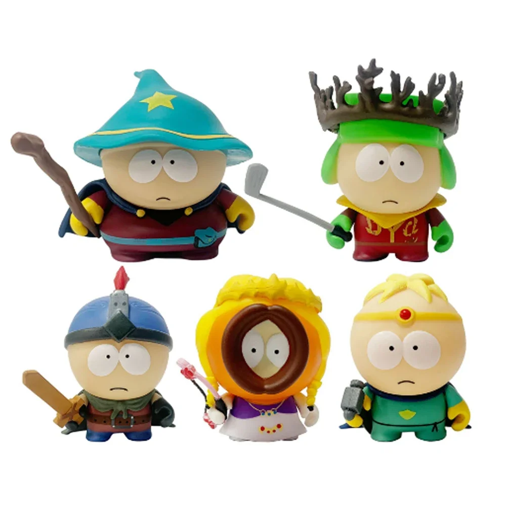 5pcs/Lot PVC Southern Park Action Figure Toys Popular Model Creative Austral Park Toys for Children Birthday Christmas Gifts