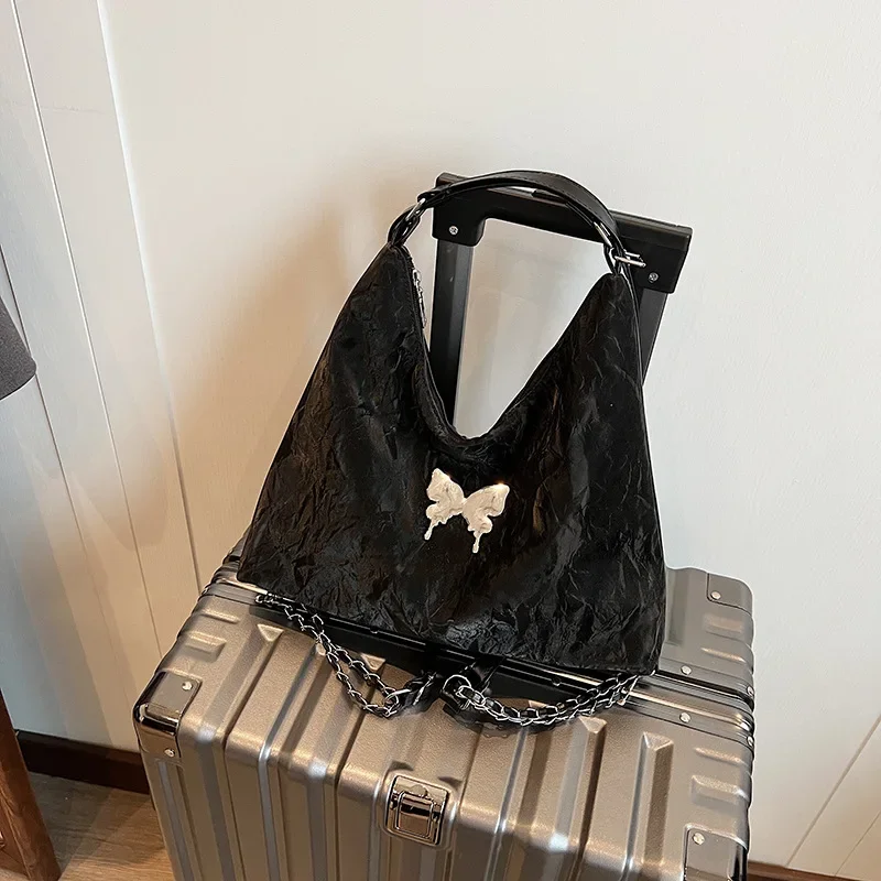 2025 New Large Capacity Bag Ladies Casual Personality Backpack Casual Handbag Niche Crossbody Shoulder Bag