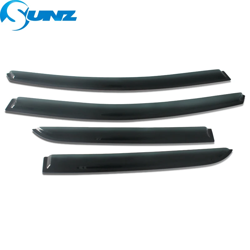 Side Window Visor For Toyota Yaris Vitz Echo Platz 1999 2000 2001 2002 2003 2004 2005 Black Rain Guard Vent Deflectors SUNZ