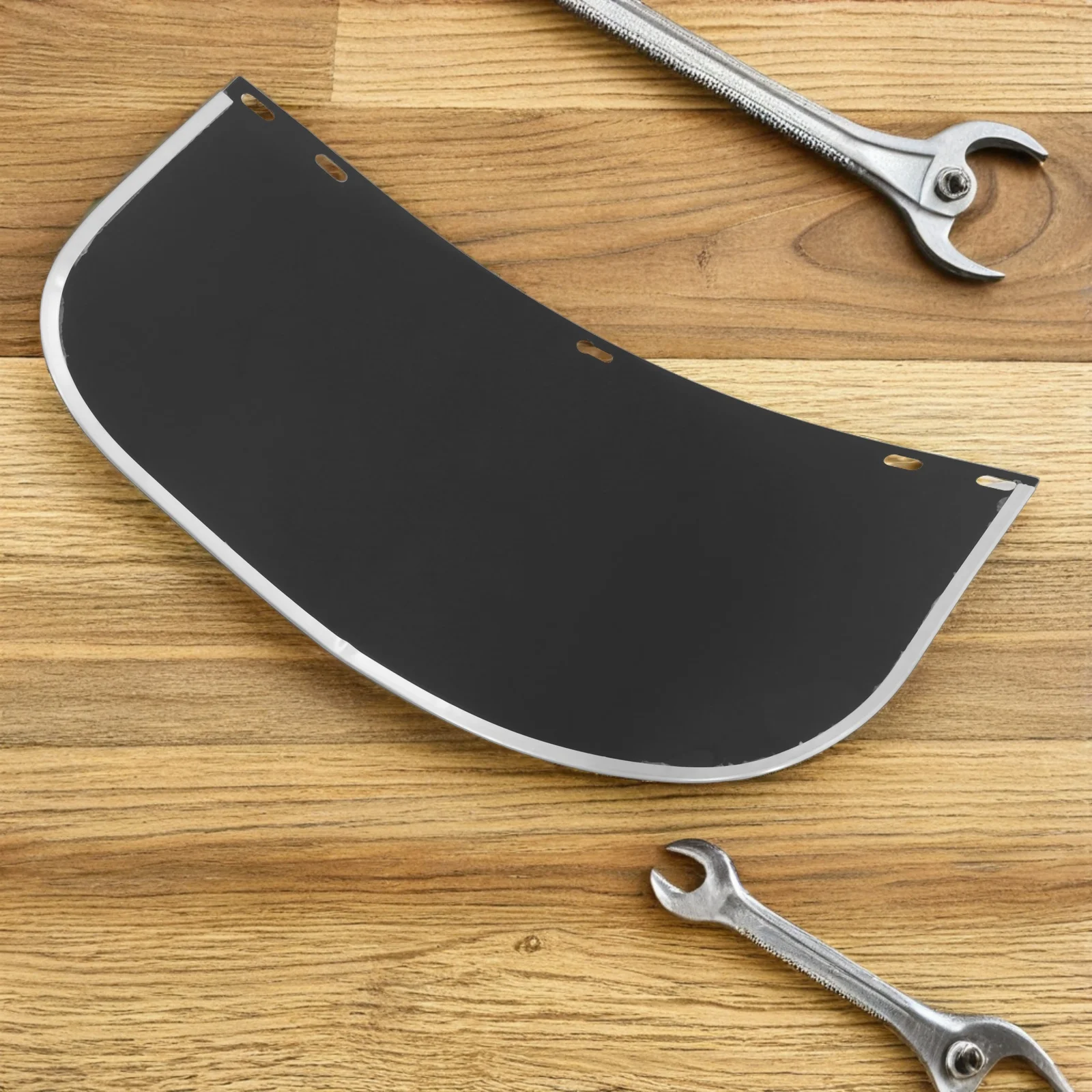 6 pezzi maschera protettiva per saldatura lente di ricambio trasparente anti-per molatura taglio lavorazione del legno copricapo a cricchetto