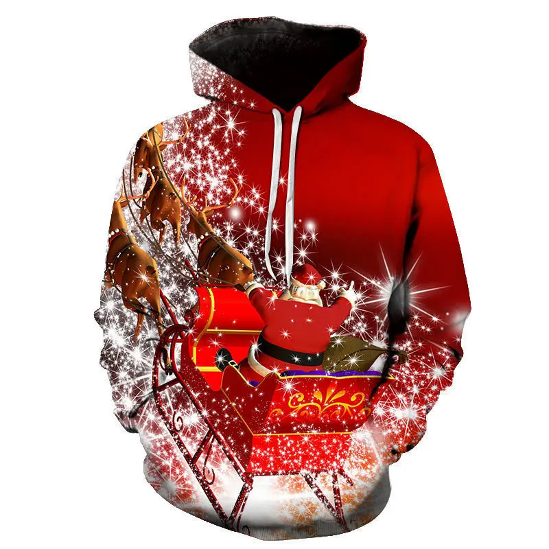 Fashionable and cute Santa Claus Cartoon periphery Boys and girls hoodies in Spring and Autumn Children's clothes Hoodie