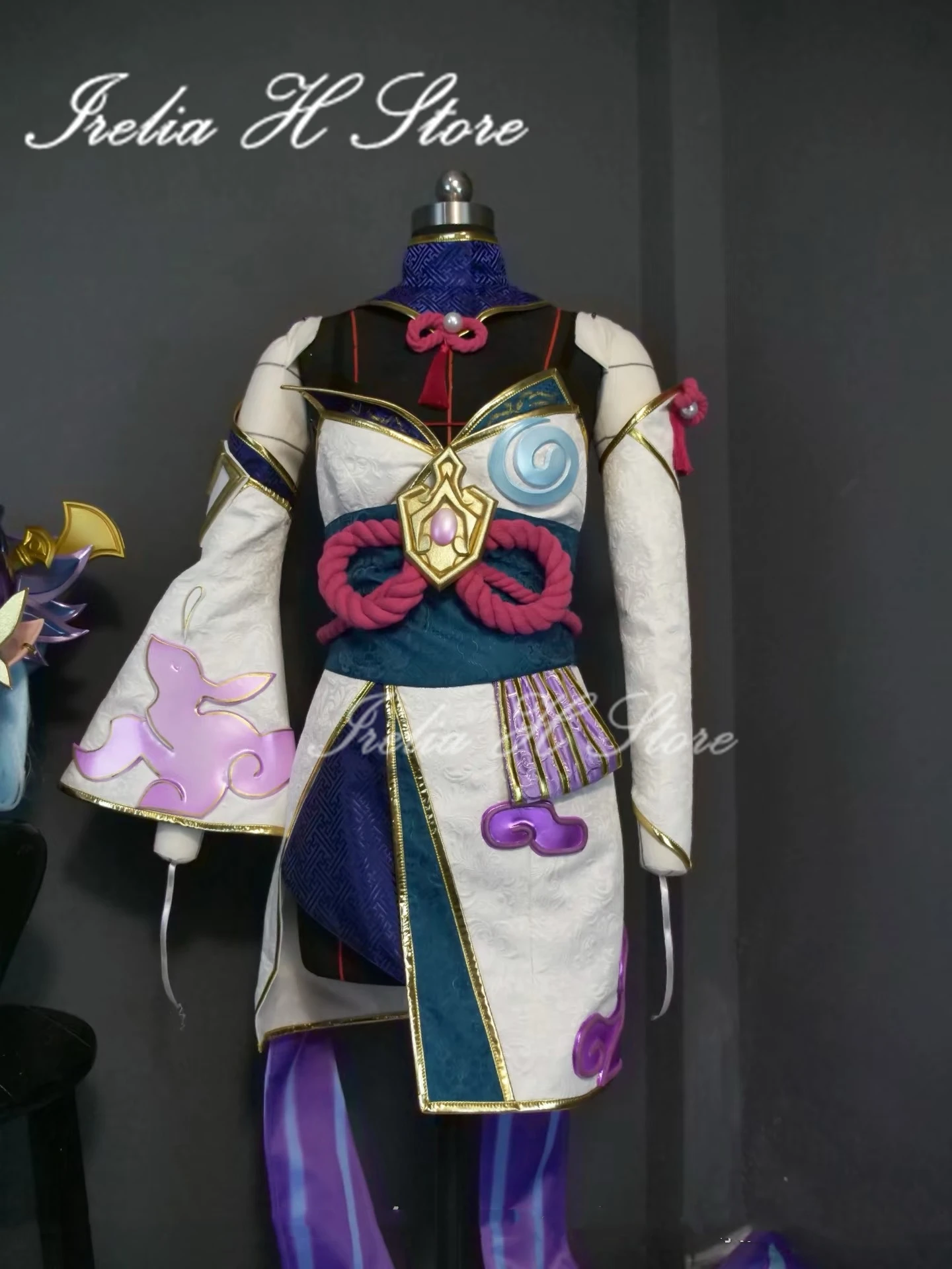 

Irelia H Store evelynn Spirit Blossom LOL Evelynn Cosplay Costume women kimono halloween party dress female Custom size