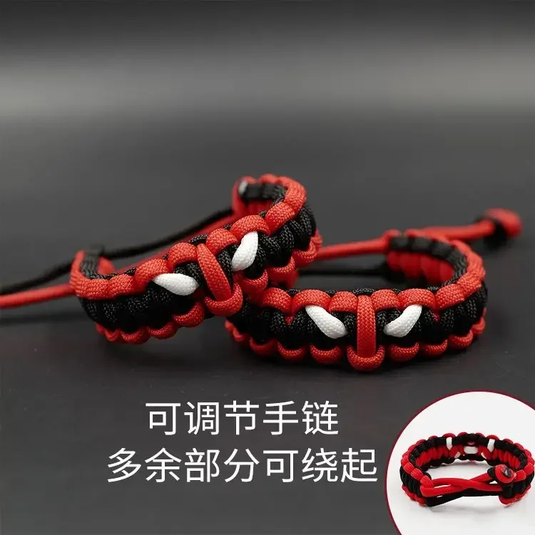 1 Uds. Pulseras de Anime Marvel Deadpool y Wolverine, juguetes luminosos, pulsera de hip hop, regalos de fiesta de Navidad para niños