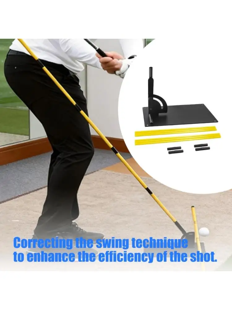 Fiberglass Golf Swing Plane Assistant Having Quick Assembly No Adhesive Needed