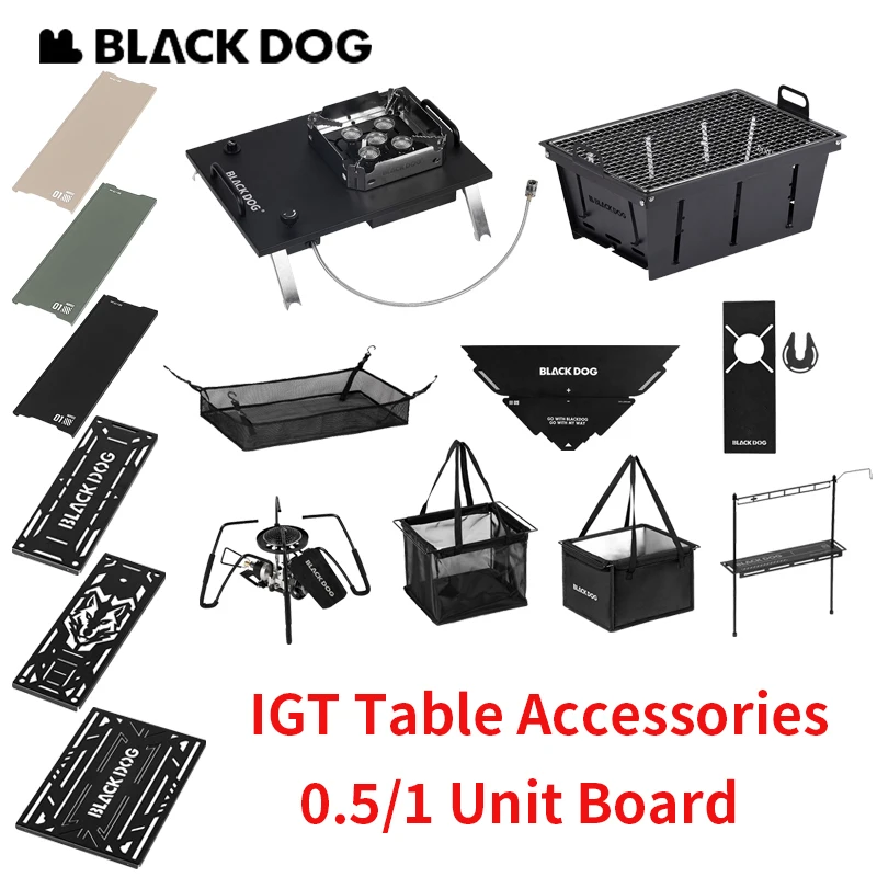 

Naturehike BLACKDOG IGT настольные аксессуары 0,5/1 блок расширительный стол барбекю пикник гриль igt плита многофункциональные принадлежности для кемпинга