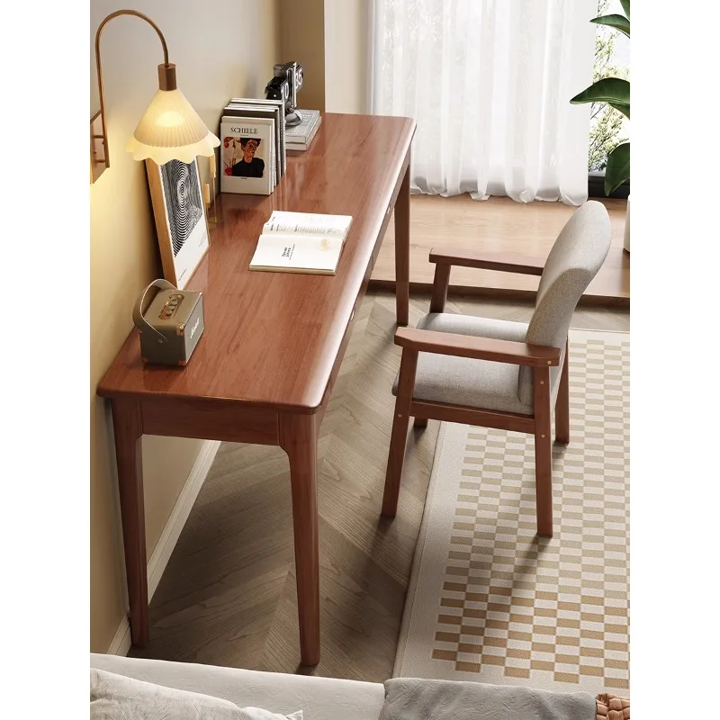 

Стол из цельного дерева шириной 40/45 см, бытовой простой компьютерный стол, маленькая квартира, спальня, ученик средней школы, Writi