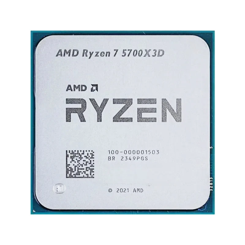 5700X3D Ryzen 7 5700X3D R7 New 4.1 GHz 8-Core 16-Thread CPU 7NM L3=96M 100-000001503 Socket AM4 Without Fan