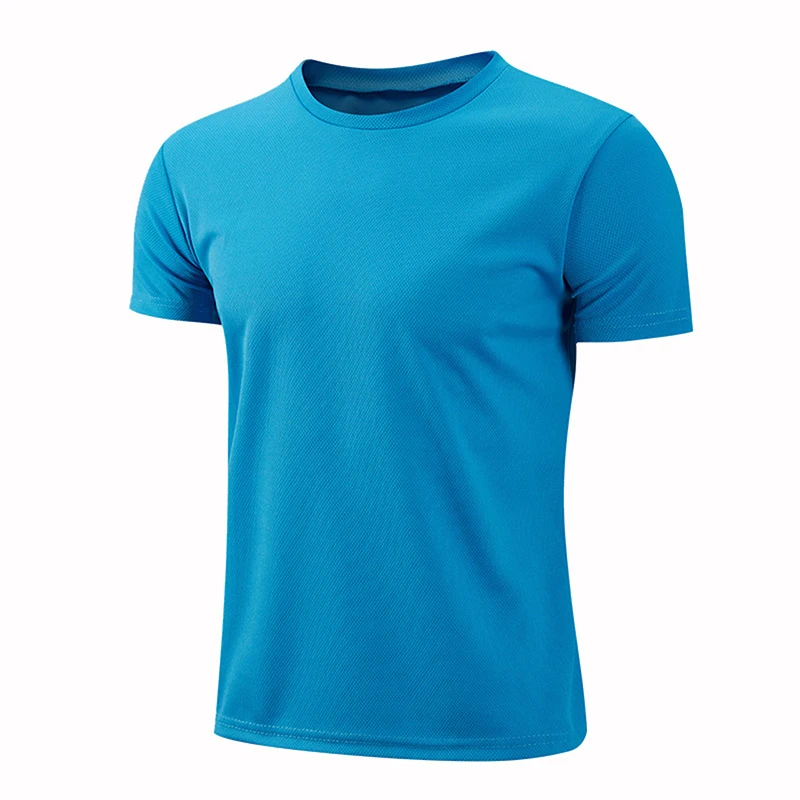 Quick Dry Short Sleeve Sport Tees Tops Gym Jerseys Fitness Shirt Trainer Running T-Shirt Breathable Sportswears Men Women