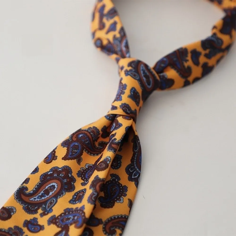 Modische Elegante Paisley-Krawatte 9cm Breit Polyester Bedruckte Krawatten Formelle Hemd-Accessoires Luxus-Krawatten für Studenten – Detail 7
