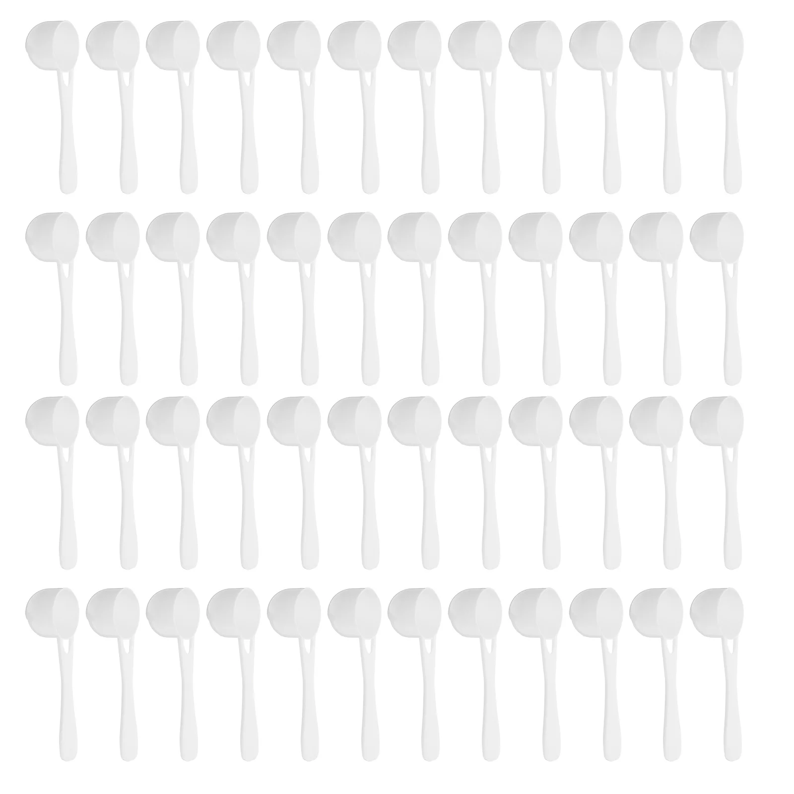 

100Pcs Milk Powder Scoop Ergonomic Long Handle Measuring Spoon Precise Portion Control for Protein Powder Coffee Spices Baking