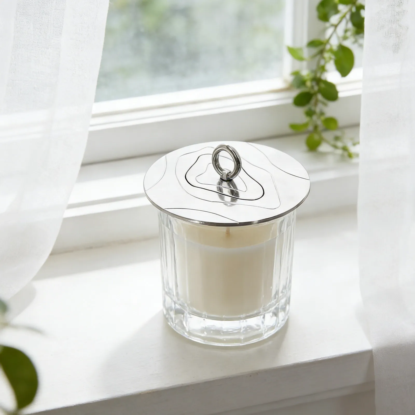 Stainless Steel Aromatherapy Lid for Cups and Jars – Dustproof, Windproof, Vented for Even Burning