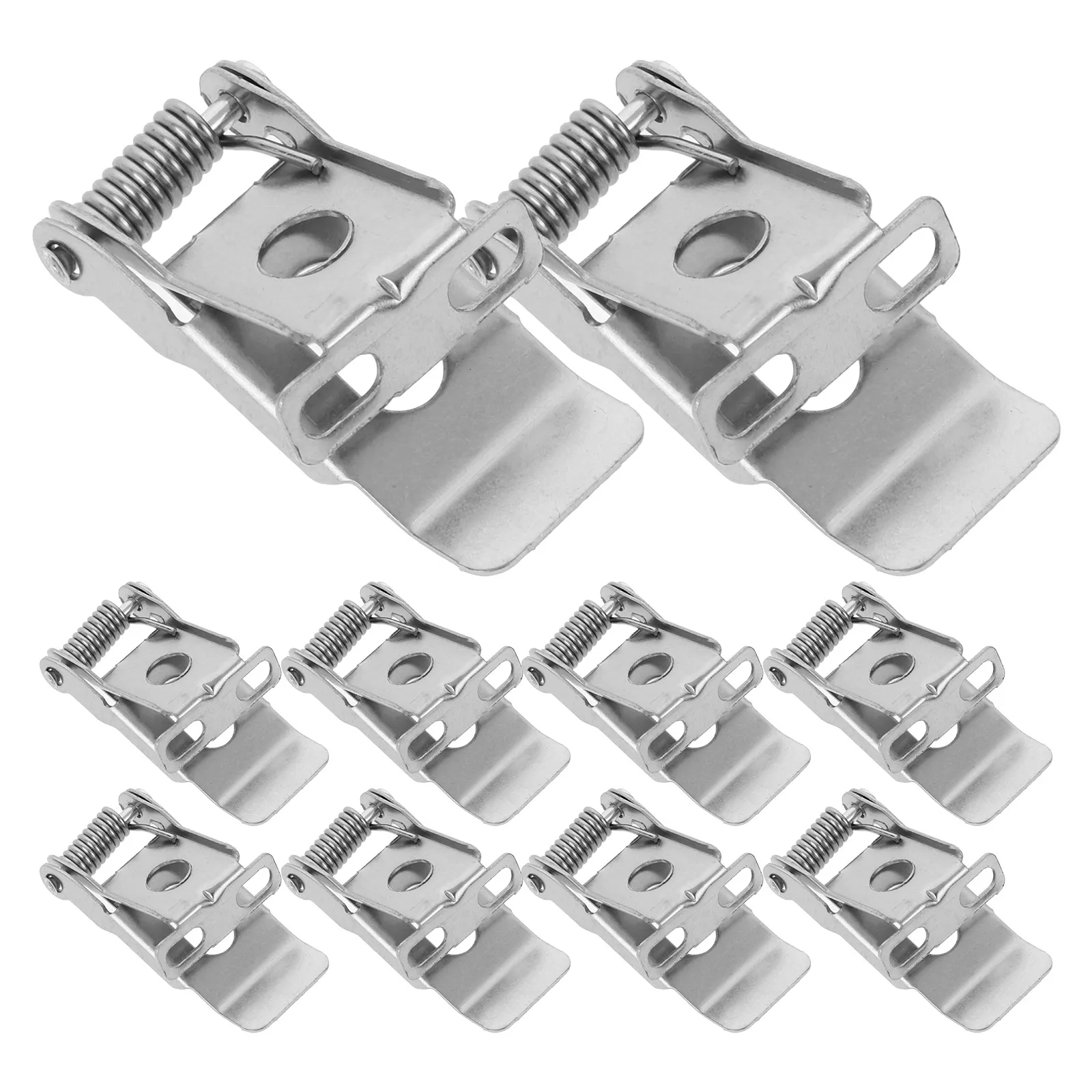 

10pcs Spring Clips for Downlight Recessed Lighting Silver Panel Lamp Retaining Clamps Spotlight Fixtures Accessories Metal