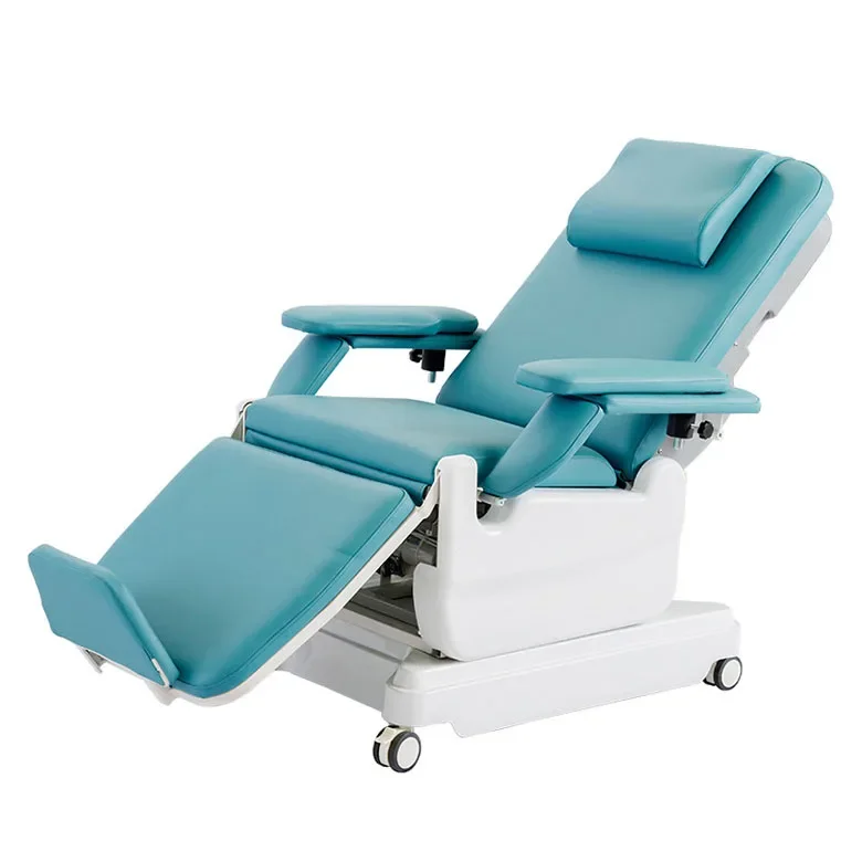 

H-DC120A Hospital Coagulation Donation Treatment Electric Recliner Hemotherapy Chair with Central Control System