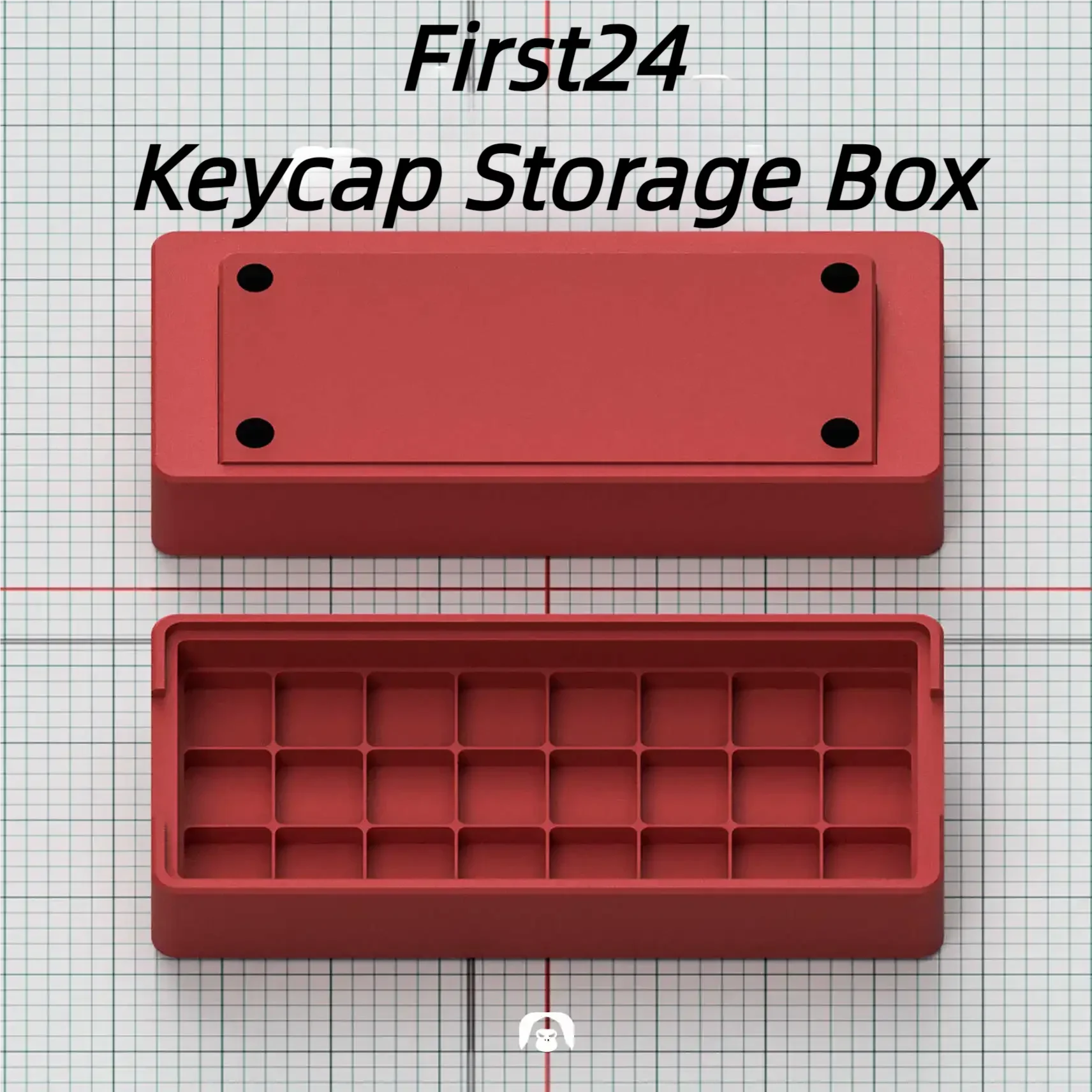 

Personalized Keycaps Storage DISPLAY BOX Ergonomics 3D Printing Customized Dustproof Dustproof Keycap Ornament Box