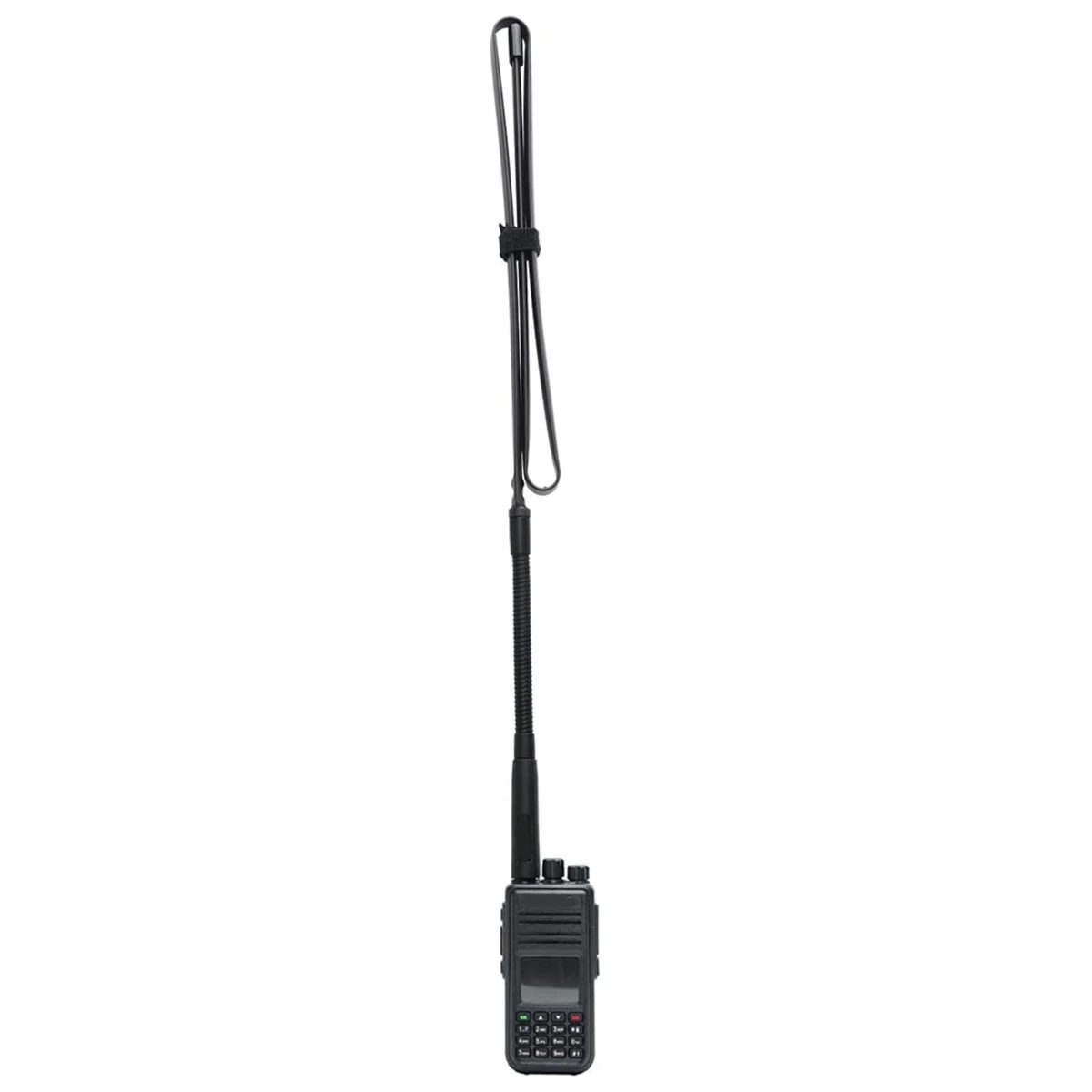 Antena lipat AR-152G Gooseneck 48.8 inci sma-male VHF UHF 144/430Mhz untuk