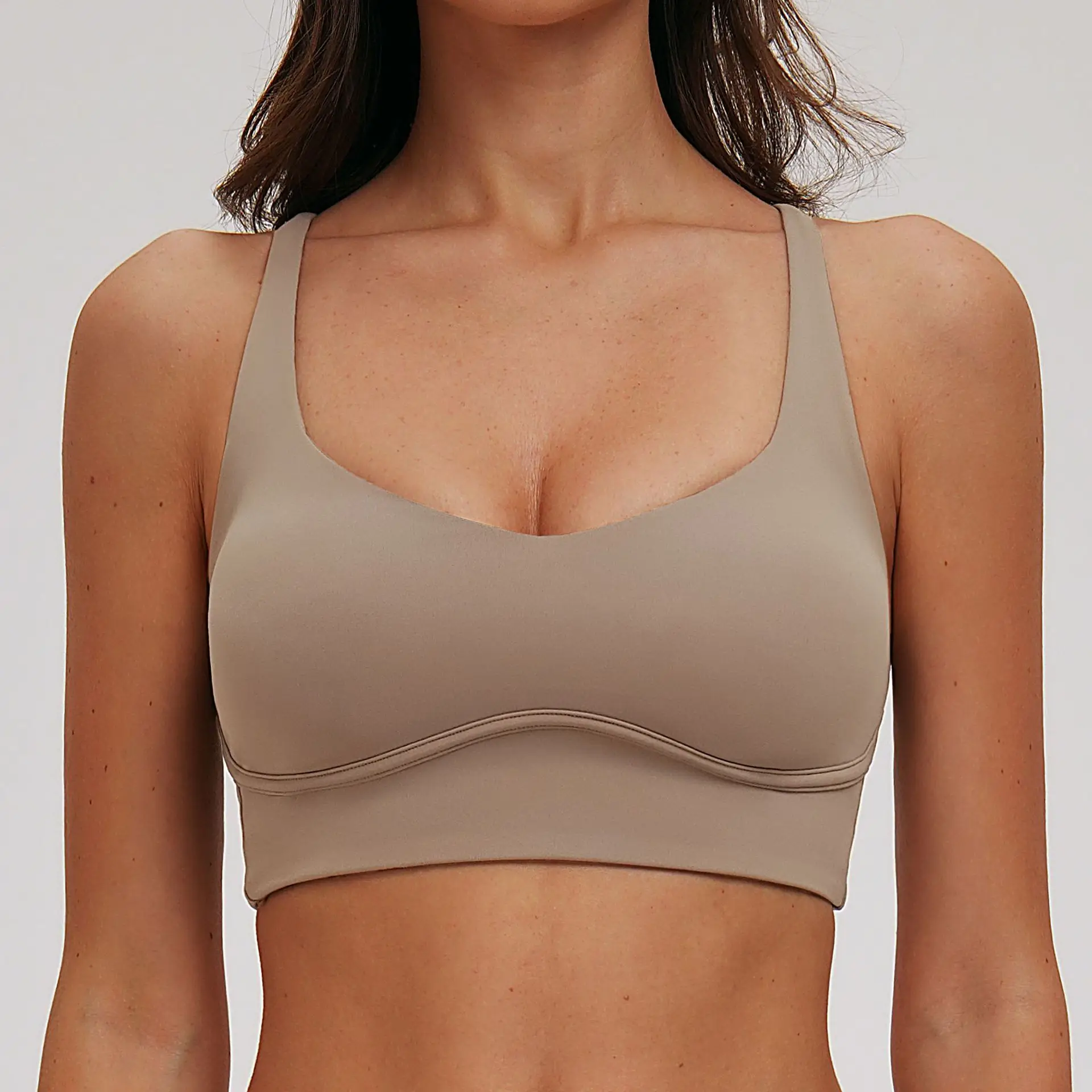 Back Cross Gym Top Women High Strength Sports Bra Running Yoga Bra Breathable Sports Underwear Women Fitness Workout Top Women