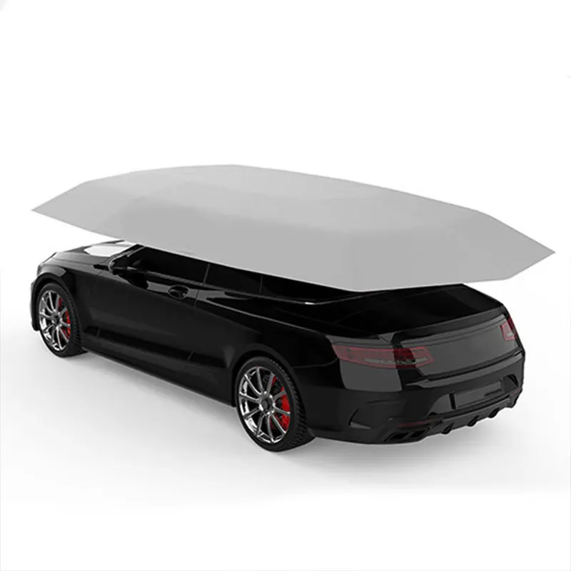 

fully automatic car sunshade smart mobile garage canopy Heat insulation car coat sun protection car cover fold