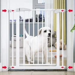 Auto Close Dog Fence Gate Pet Protective Door Child Protective Fence Baby Safety Gate Easy Installation Without Drilling