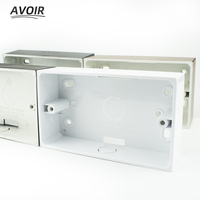 Avoir Wall Surface Mounted Box 146 Type White Prastic External Junction Case 146mm*86mm  Switch Socket Outlet Installation Boxes