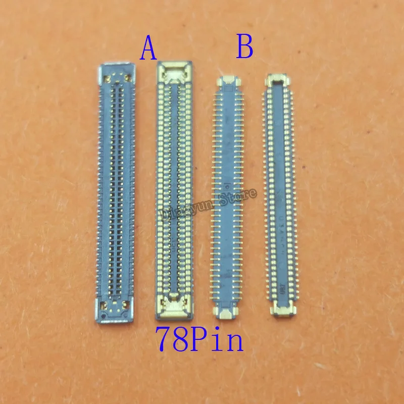 2-200Pcs Usb Charger Lcd Display Plug FPC Connector For Samsung Galaxy A54 A24 A36 A56 A37 A57 A23 A13 A33 A73 A53 A34 78 Pin