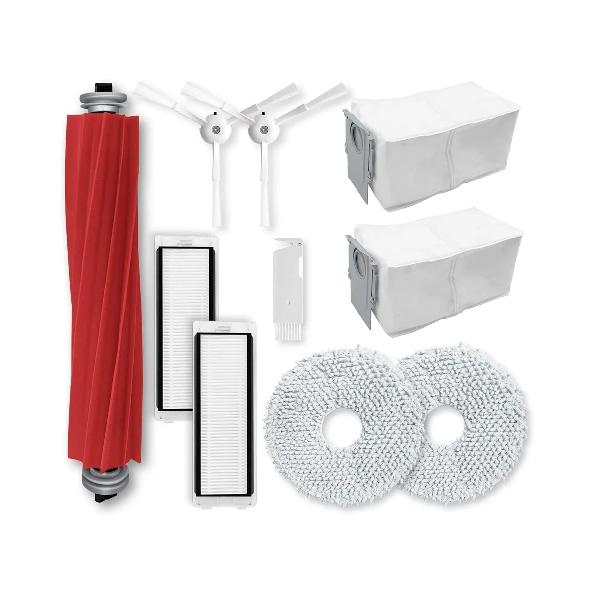 

A06P-Replacement Parts for Roborock Q Revo, P10 Robot Vacuum Cleaner Accessories Main Side Brushes Hepa Filters Mop Pads
