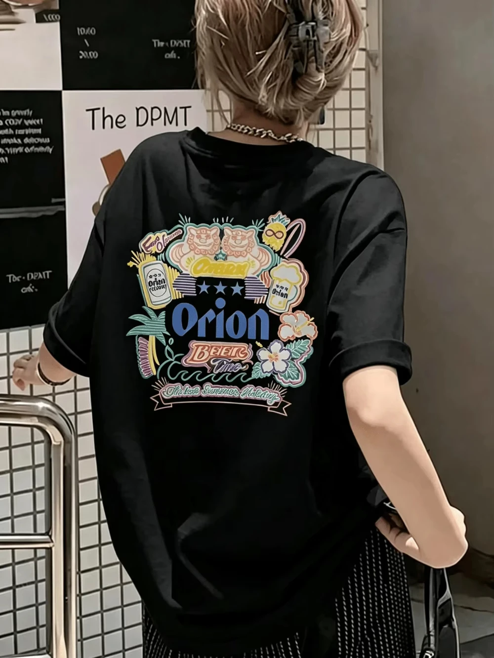 2026 Adults Kids Navy Tropical Fruit Floral Graphic T Shirt, Retro Colorful Summer Art Print Tee, Casual Short Sleeve Oversized