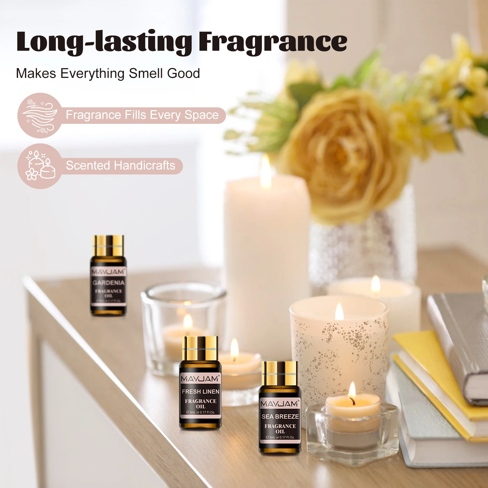 MAYJAM 20pcs Fragrance Oil Gif - Sandalwood Perfume Oil 评论和价格