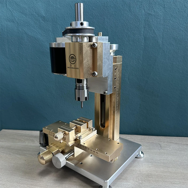 

Watchmaker Tool Mini Milling Machine Desktop Drill Press Accuracy Tolerance 0.01mm Integrated Milling and Drilling Machine