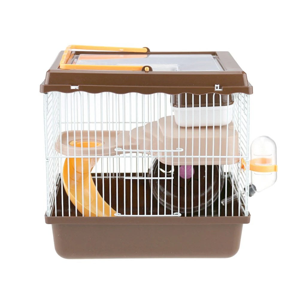 

Luxury Cage for Hamster Small Pets Transparent Villa with Wheel Jug Easy Home Decoration Pet House Living