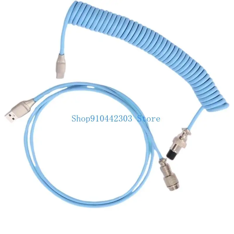 

L4MD спиральный USB-кабель C для игровых клавиатур, механические клавиатуры, USB-кабель