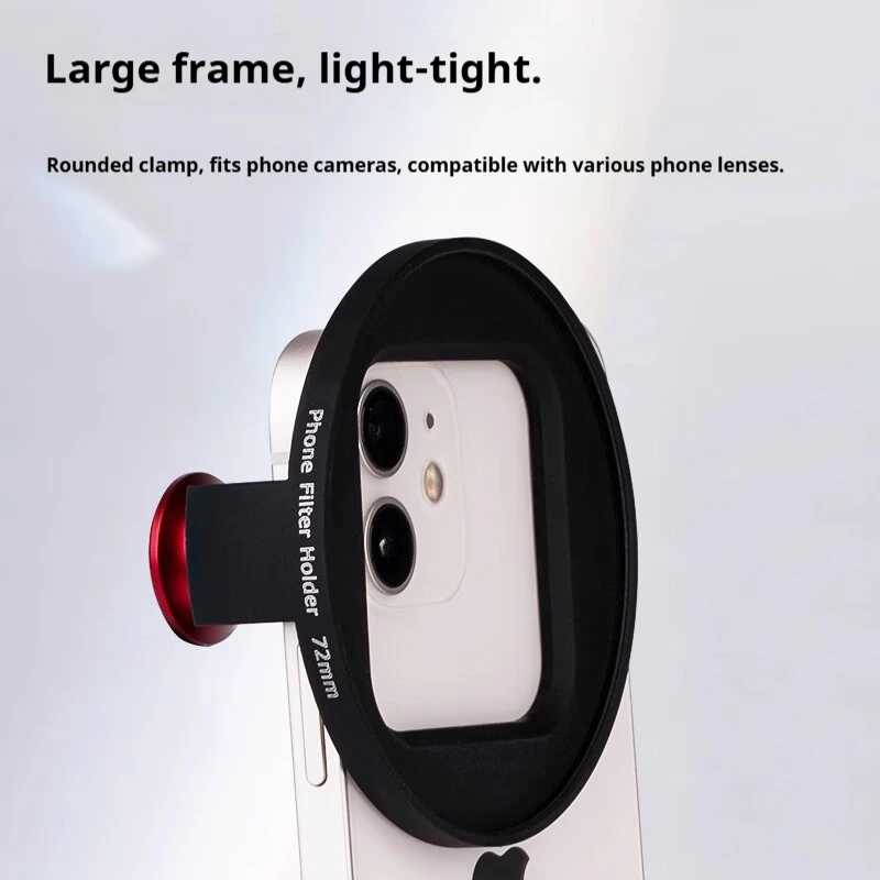 Haida Universal Phone Filter Holder Clip Phone Filter Holder (Compatible with 72mm Round Filters)