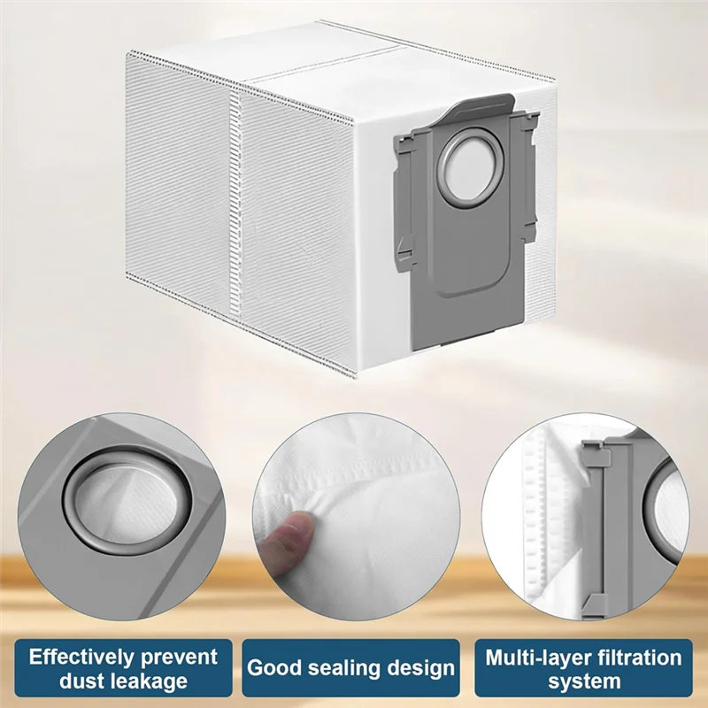 Запасные части для робота-пылесоса Roborock Saros 10, основная боковая щетка, фильтр Hepa, швабра, тканевые мешки для пыли, комплект аксессуаров