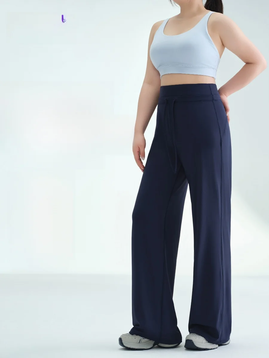 

Свободные прямые спортивные брюки для женщин: для йоги, фитнеса, танцев, с высокой талией, больших размеров, удлиненные, для бега и тренировок