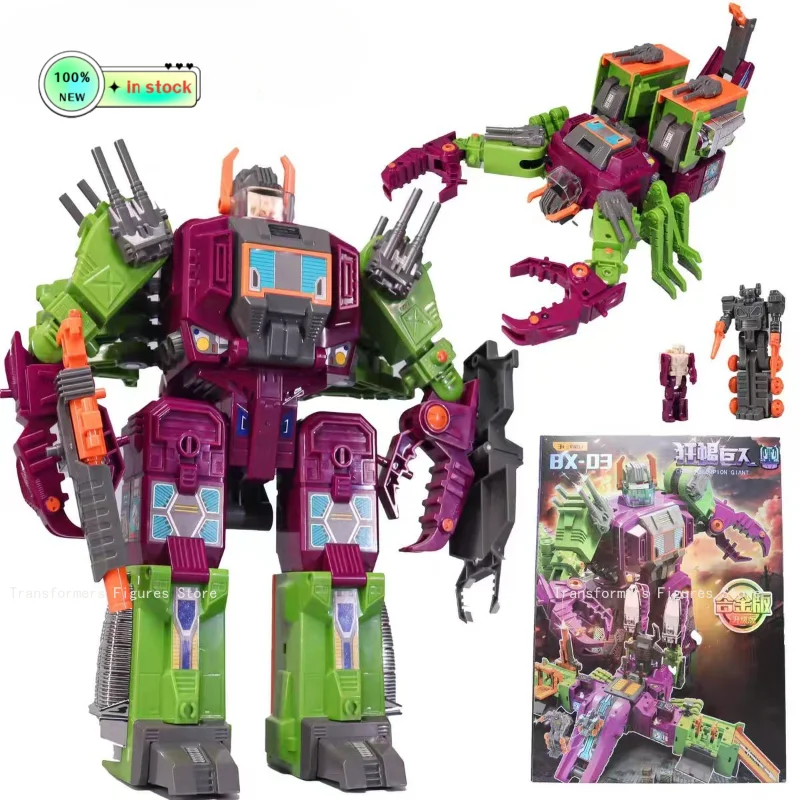 متوفر في المخزون محول G1 Series New Point BXZX محول G1-Scorponok ‌   مجموعة ألعاب برج العقرب المجنون العملاق مقاس 35 سم هدية نموذجية