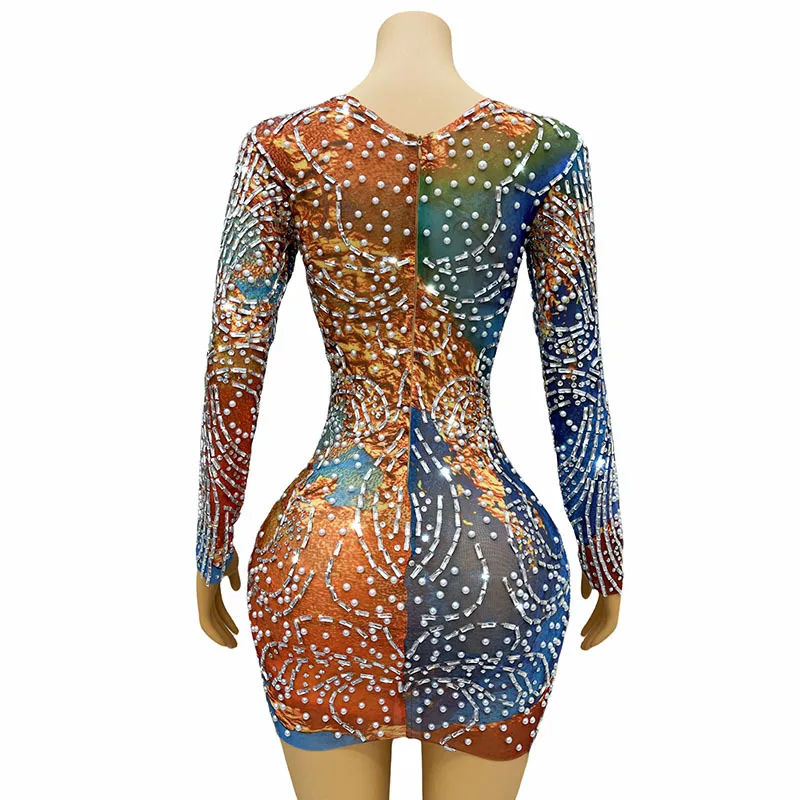فستان عيد ميلاد كامل الماس بقصة ضيقة أداء المغني والرقص والولائم والحفلات رداء Soirée فام Mariage Vestidos De Ocasião رسمي