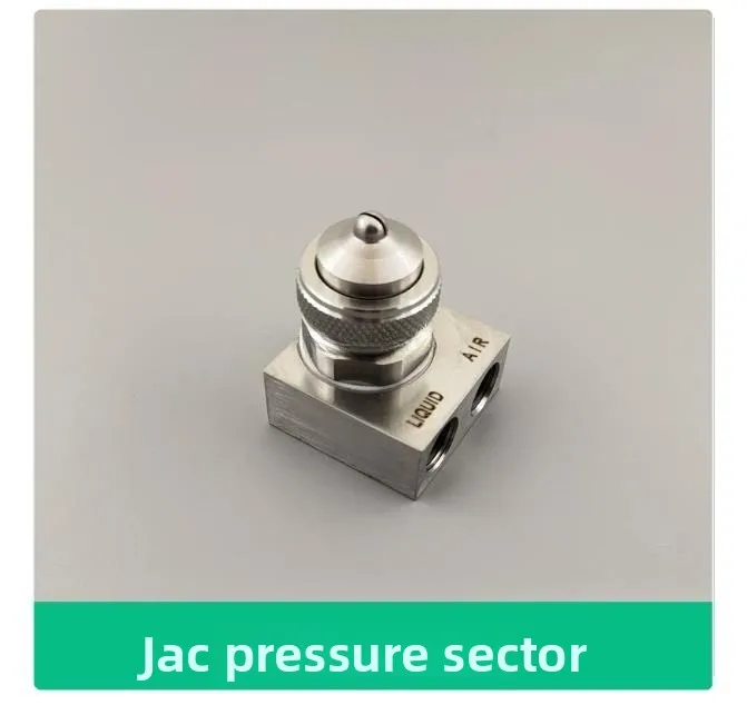 JAC stainless steel atomizing nozzle with two fluid air-water mixing nozzle pressure adjustable wide-angle fan-shaped dust remov