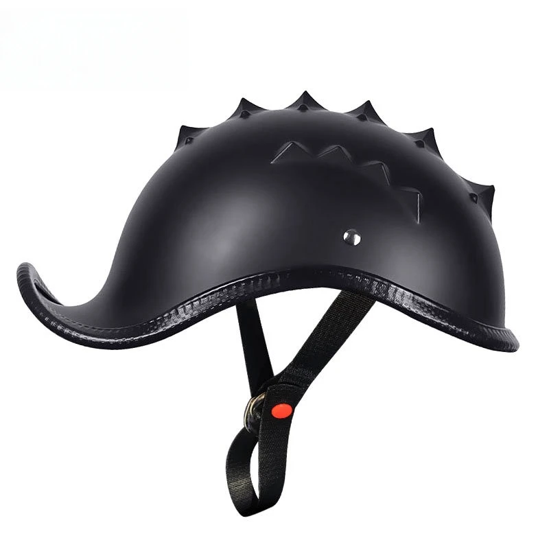 

Half face Motorcycle Helmet vintage retro scooter jet helmet Cruiser Vintage Open Face Helmets With Windproof Collar