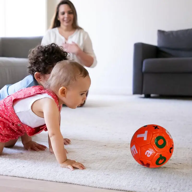 Bola Sepak Bola kreatif dengan angka angka, hadiah mainan luar ruangan sepak bola PVC permainan latihan kampus sepak bola siswa