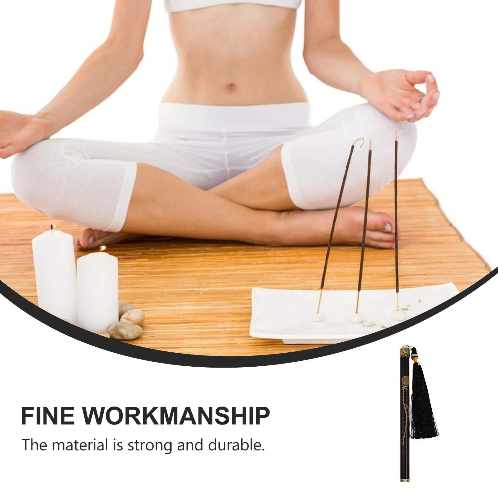 

1Pcs Wooden Incense Stick Tube Agarwood -Stick Storage Tube Home Decoration Practical Incense Holder