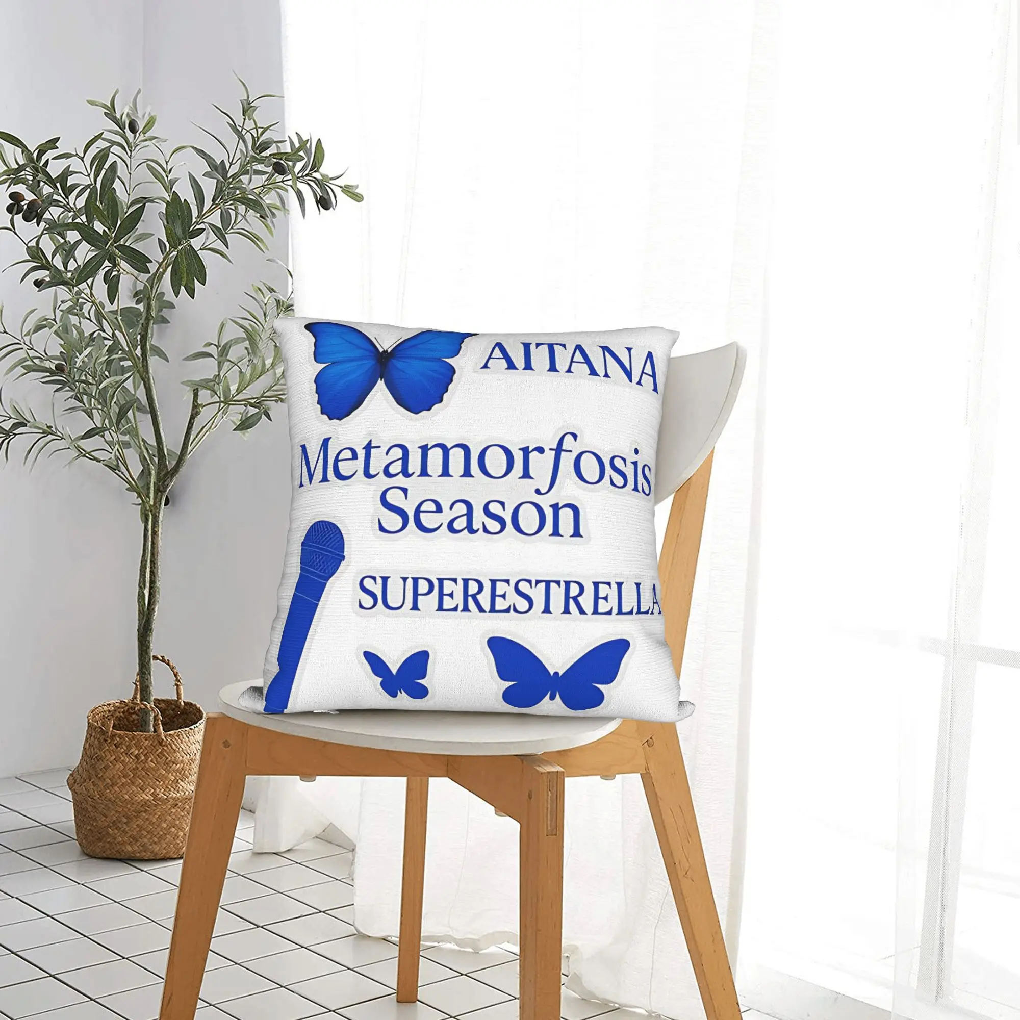 سادات مربعة من البوليستر أريكة Aitana كيس وسادة ديكور رائع غطاء وسادة 40*40 #3