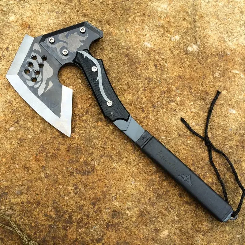 Outdoor Axe Cold Weapon CF Axe Knife, siekanie drewna opałowego, multitool multitool