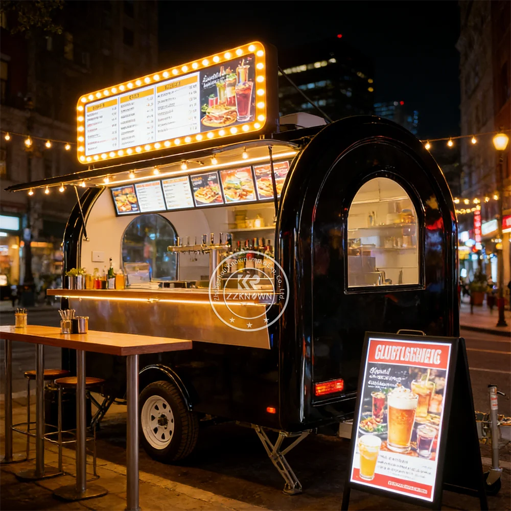 

Mobile Pizza Ice Cream Coffee Fast Food Truck With Full Kitchen Street Restaurant Burger Food Truck Trailer For Sale