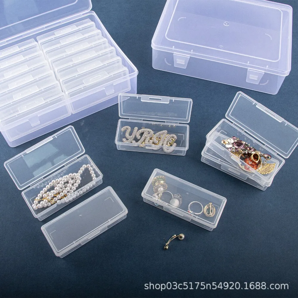 

Storage Box with 4 6 8 12 24 Compartments for Jewelry Nail Art Supplies Craft Organizing and Component Storage 105 Pack