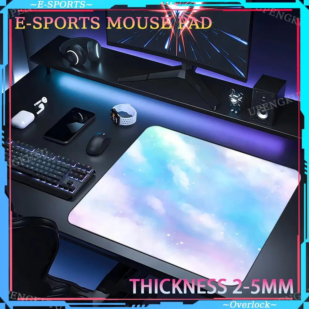 

Colorful auspicious clouds office accessories e-sports game small mousepad XS non-slip pad e-sports game pad computer mouse pad