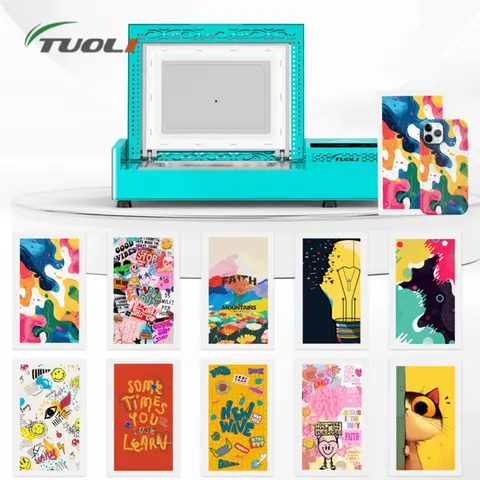 TuoLi Mobile Cover 3D Sublimation Printer Custom TL-X9 Phone Case Making Machine for iPhone 16 15 14 13 12 11 Pro Max S24 S23